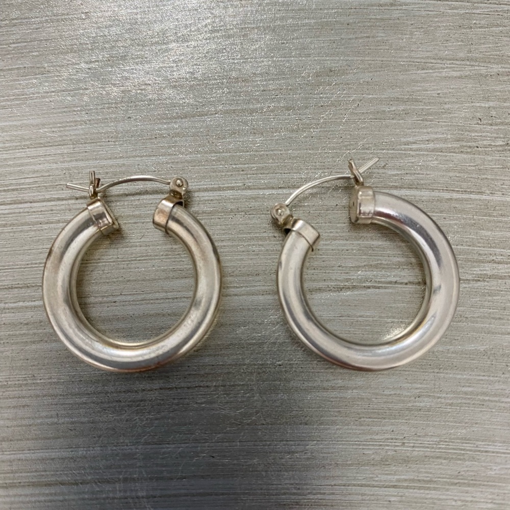 Jordan Road Silver Hoops!